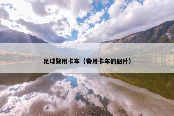 足球警用卡车（警用卡车的图片）