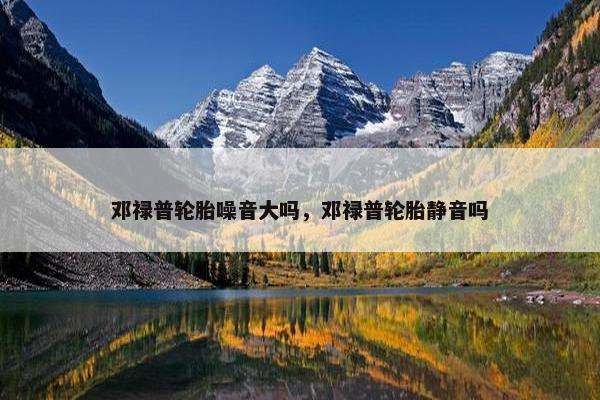 邓禄普轮胎噪音大吗，邓禄普轮胎静音吗