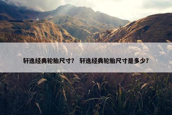轩逸经典轮胎尺寸？ 轩逸经典轮胎尺寸是多少？
