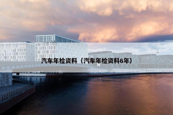 汽车年检资料（汽车年检资料6年）