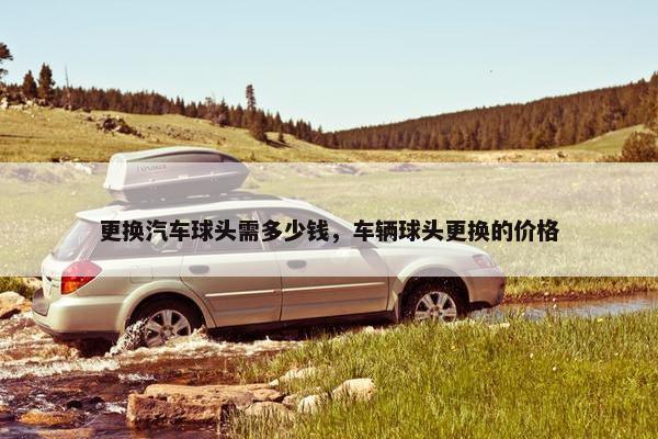 更换汽车球头需多少钱，车辆球头更换的价格