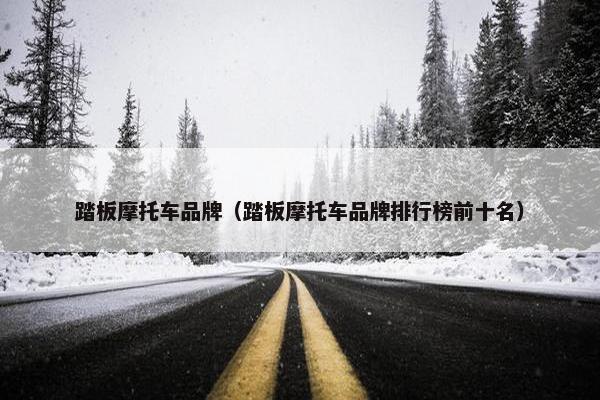 踏板摩托车品牌（踏板摩托车品牌排行榜前十名）