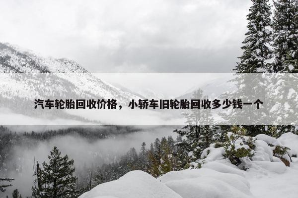 汽车轮胎回收价格，小轿车旧轮胎回收多少钱一个