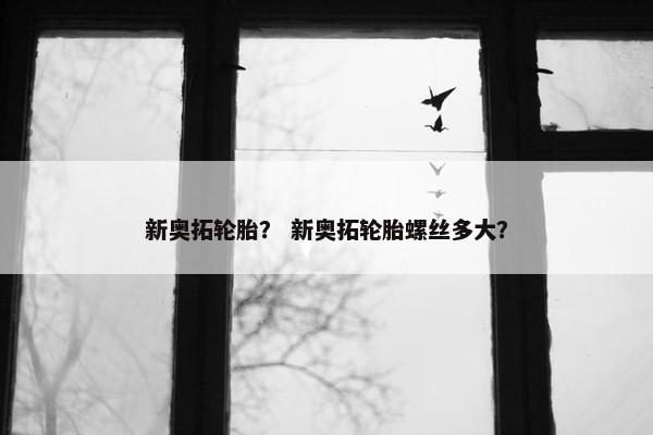 新奥拓轮胎？ 新奥拓轮胎螺丝多大？