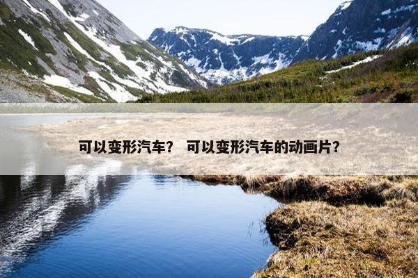 可以变形汽车？ 可以变形汽车的动画片？