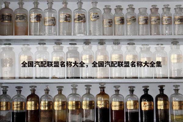 全国汽配联盟名称大全，全国汽配联盟名称大全集