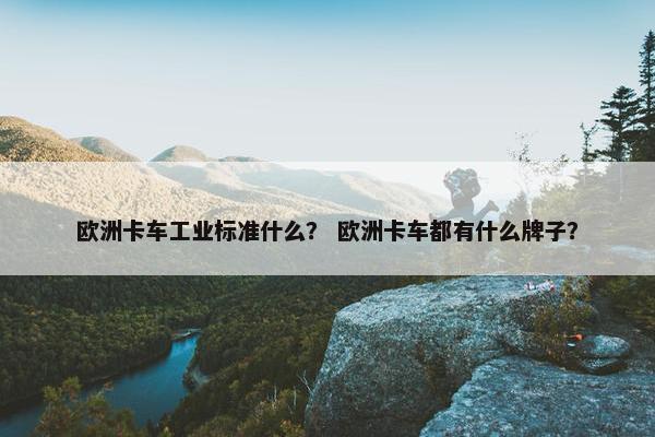 欧洲卡车工业标准什么？ 欧洲卡车都有什么牌子？
