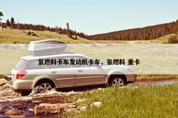 氢燃料卡车发动机卡车，氢燃料 重卡