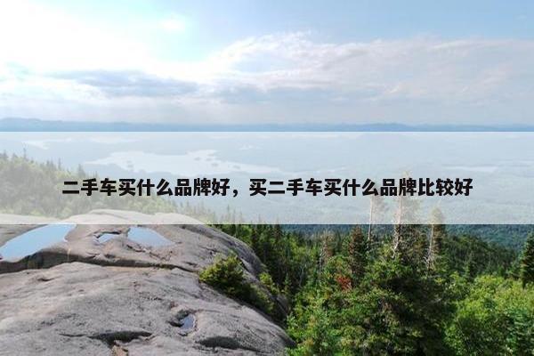 二手车买什么品牌好，买二手车买什么品牌比较好