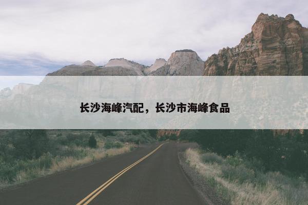 长沙海峰汽配，长沙市海峰食品