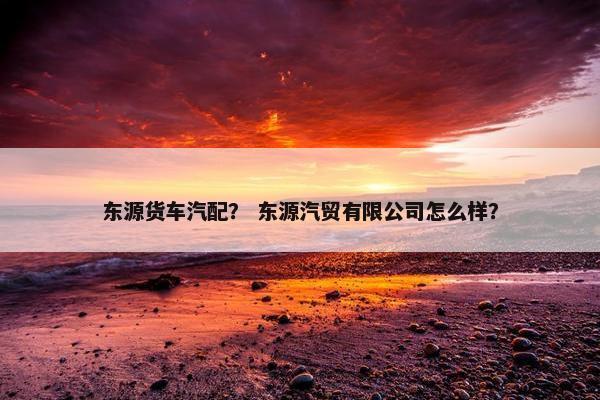 东源货车汽配？ 东源汽贸有限公司怎么样？