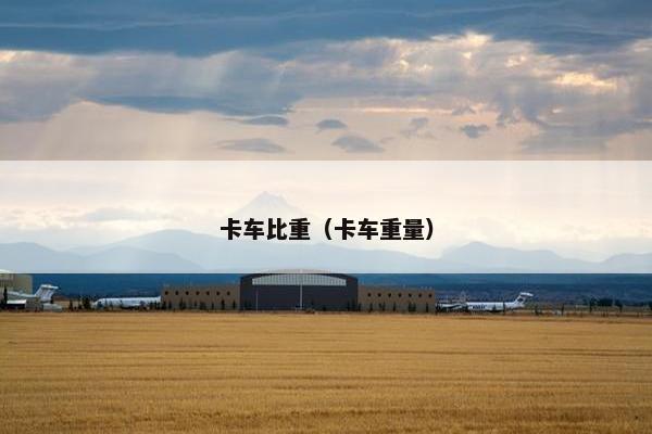 卡车比重（卡车重量）