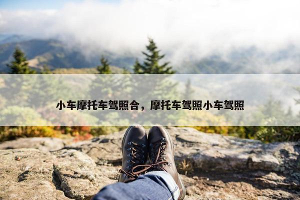 小车摩托车驾照合，摩托车驾照小车驾照