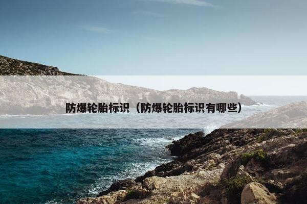 防爆轮胎标识（防爆轮胎标识有哪些）