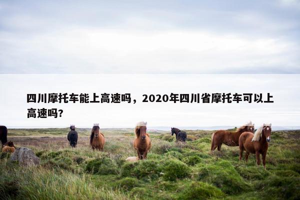 四川摩托车能上高速吗，2020年四川省摩托车可以上高速吗?