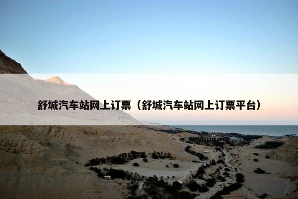 舒城汽车站网上订票（舒城汽车站网上订票平台）
