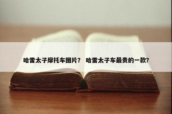 哈雷太子摩托车图片？ 哈雷太子车最贵的一款？