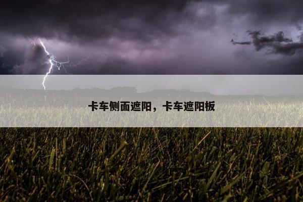 卡车侧面遮阳，卡车遮阳板