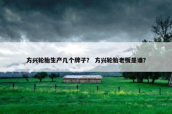 方兴轮胎生产几个牌子？ 方兴轮胎老板是谁？