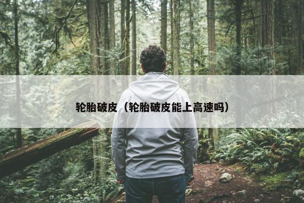 轮胎破皮（轮胎破皮能上高速吗）