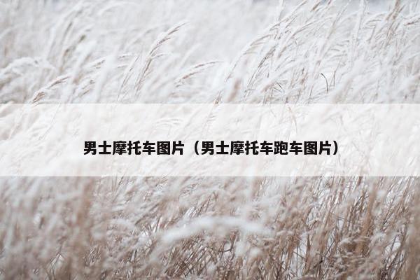 男士摩托车图片（男士摩托车跑车图片）