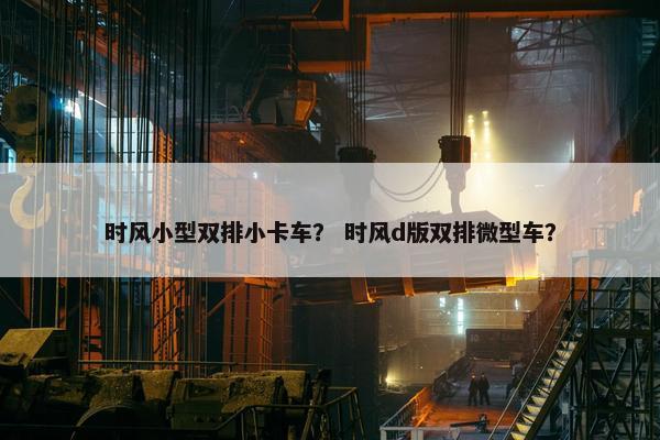 时风小型双排小卡车？ 时风d版双排微型车？