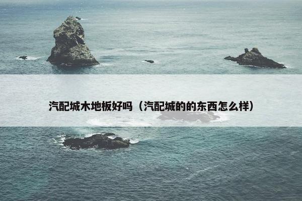 汽配城木地板好吗（汽配城的的东西怎么样）