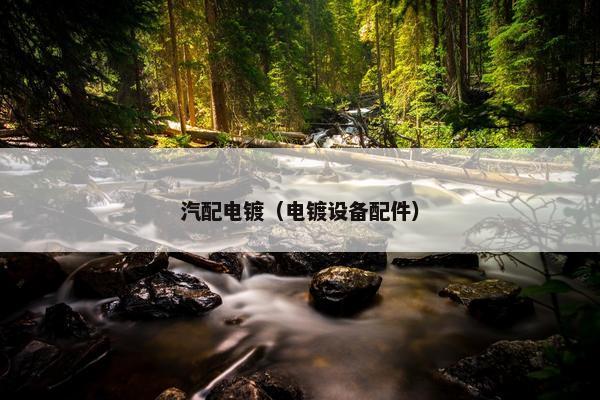 汽配电镀（电镀设备配件）