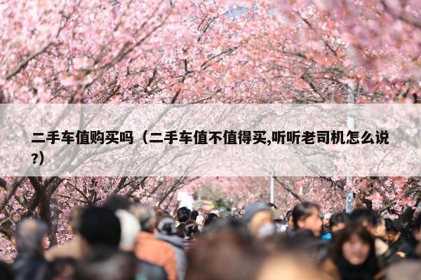 二手车值购买吗（二手车值不值得买,听听老司机怎么说?）