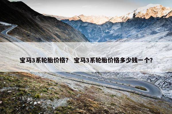 宝马3系轮胎价格？ 宝马3系轮胎价格多少钱一个？