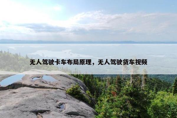 无人驾驶卡车布局原理，无人驾驶货车视频