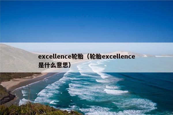 excellence轮胎（轮胎excellence是什么意思）