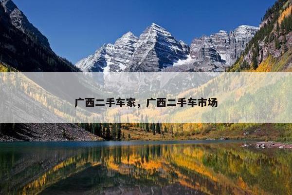 广西二手车家，广西二手车市场