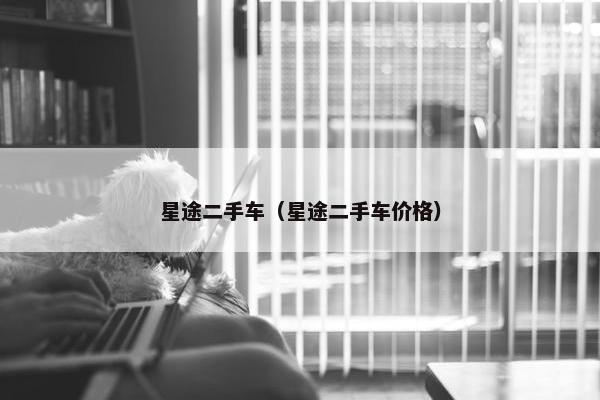 星途二手车（星途二手车价格）