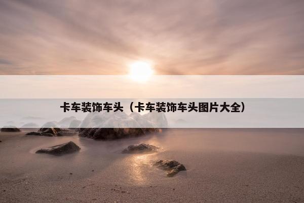 卡车装饰车头（卡车装饰车头图片大全）