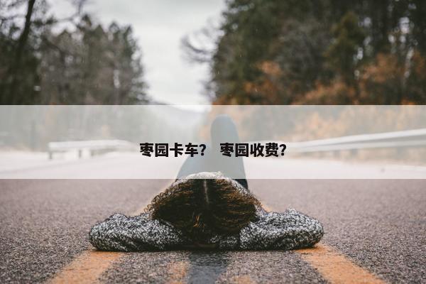 枣园卡车？ 枣园收费？