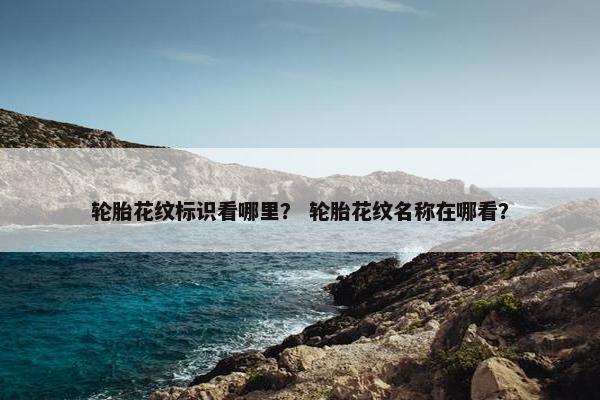 轮胎花纹标识看哪里？ 轮胎花纹名称在哪看？