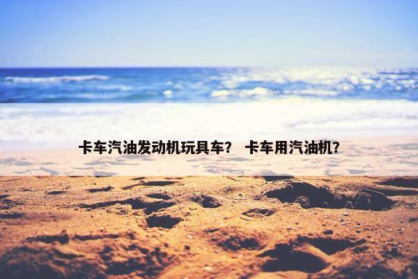 卡车汽油发动机玩具车？ 卡车用汽油机？
