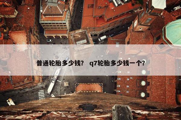 普通轮胎多少钱？ q7轮胎多少钱一个？