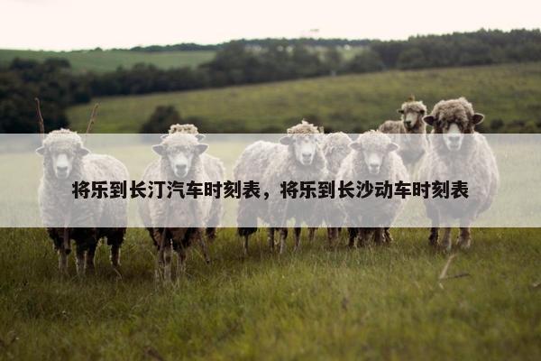 将乐到长汀汽车时刻表，将乐到长沙动车时刻表