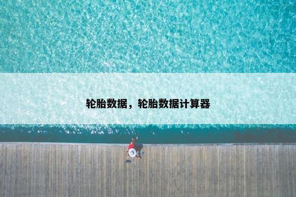 轮胎数据，轮胎数据计算器