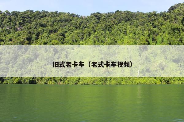 旧式老卡车（老式卡车视频）