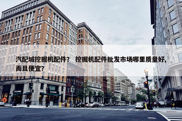 汽配城挖掘机配件？ 挖掘机配件批发市场哪里质量好,而且便宜？