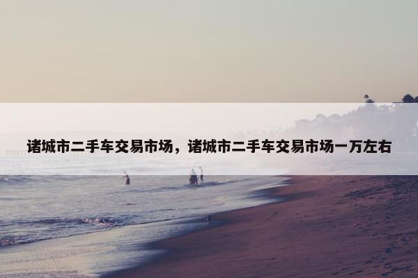 诸城市二手车交易市场，诸城市二手车交易市场一万左右