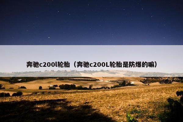 奔驰c200l轮胎（奔驰c200L轮胎是防爆的嘛）