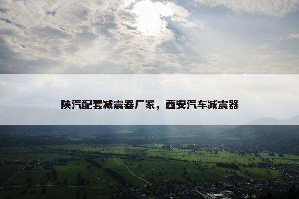 陕汽配套减震器厂家，西安汽车减震器