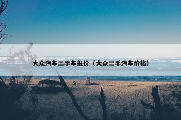 大众汽车二手车报价（大众二手汽车价格）