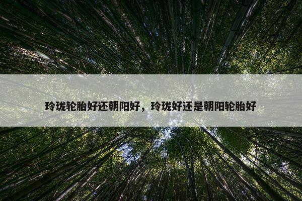 玲珑轮胎好还朝阳好，玲珑好还是朝阳轮胎好