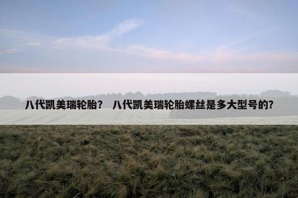 八代凯美瑞轮胎？ 八代凯美瑞轮胎螺丝是多大型号的？