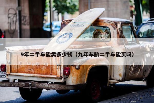 9年二手车能卖多少钱（九年车龄二手车能买吗）